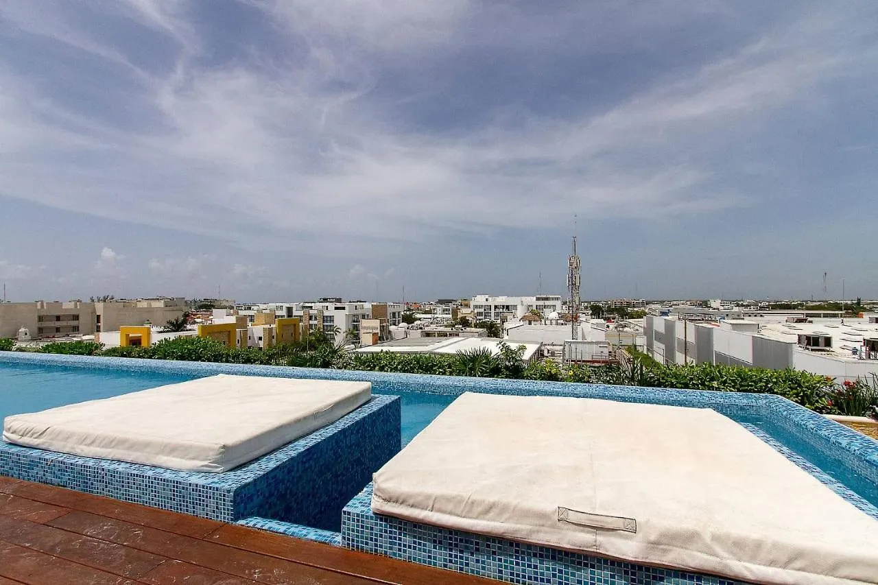 Studio Close To 5Th Av. W/ Amazing Roof Pool View, Gym, Spa And More! Playa del Carmen Messico